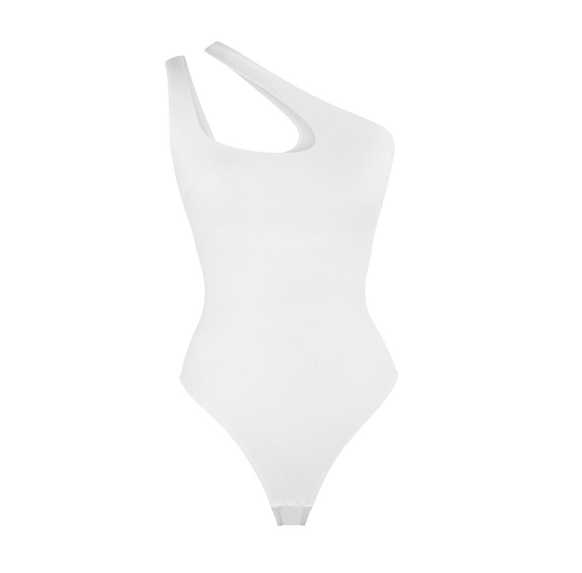 Power Curve One-Shoulder Bodysuit