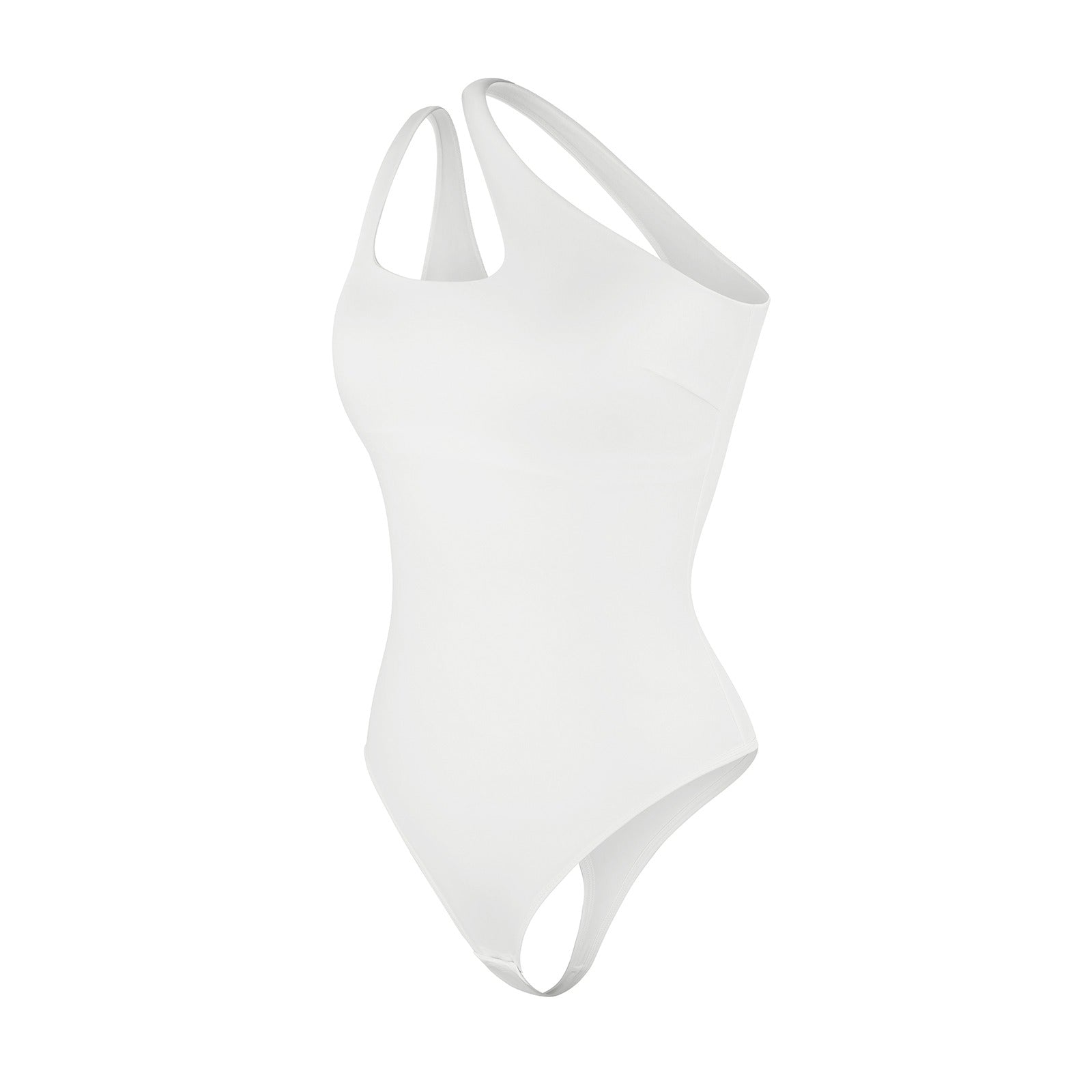 Power Curve One-Shoulder Bodysuit