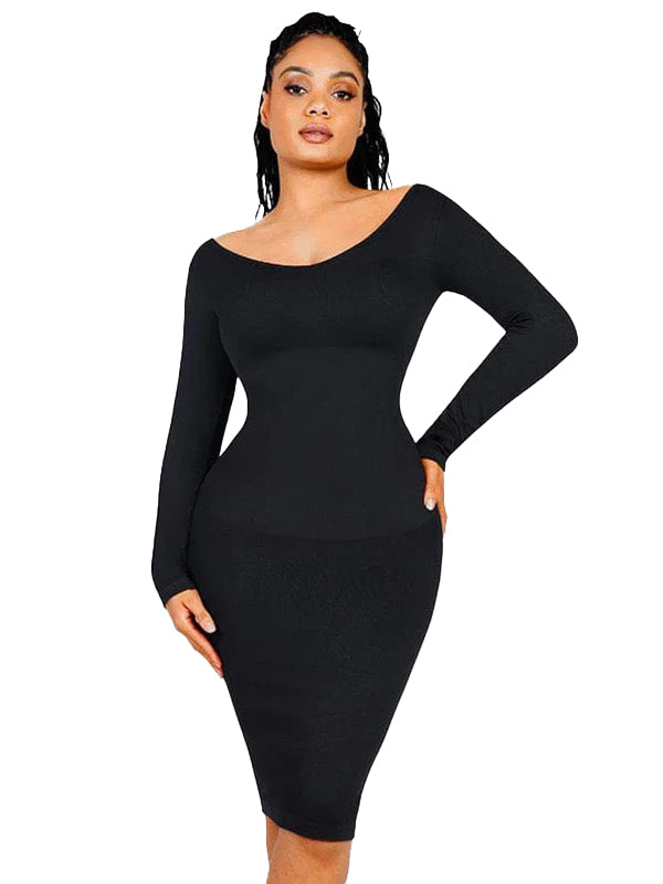Sculpt & Sleek V Dress